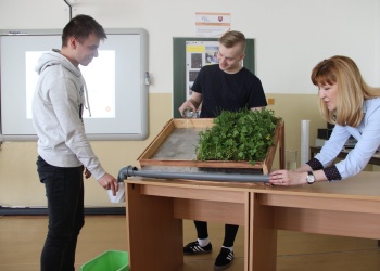 Obrázok ku správe: Education in the field of climate and adaptation measures at Grammar School of Pavol Peter Gojdič